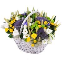 Summer basket of flowers Muscat