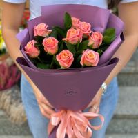Букет цветов Гармония 9 роз Септември