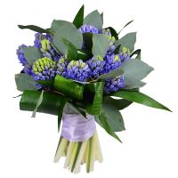 Bouquet with hyacinths Vishenki