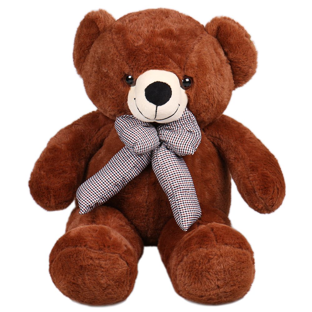 Brown teddy with a bow 60 cm Glinka
