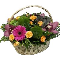 Basket of flowers Wollerau