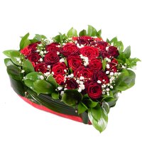  Bouquet Red heart Lisichansk
														