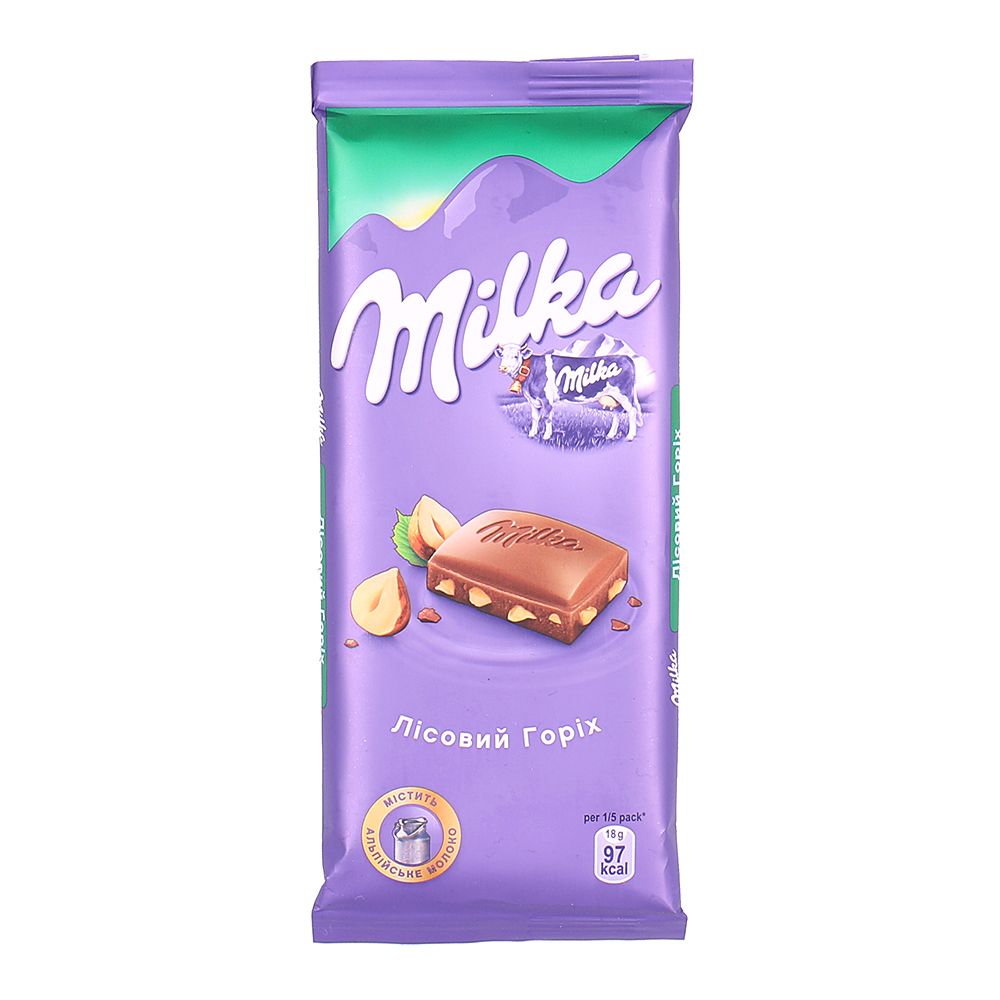 Milka with hazelnuts Milka with hazelnuts