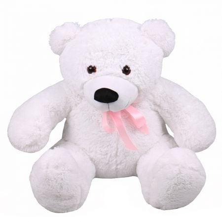 Teddy bear white 90 cm Kfar Sabao