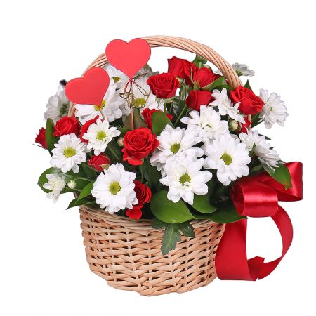 Букет цветов Весенняя любовь Бишофсверда