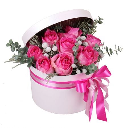 Flower arrangement Pink Evening Staryj Merchik