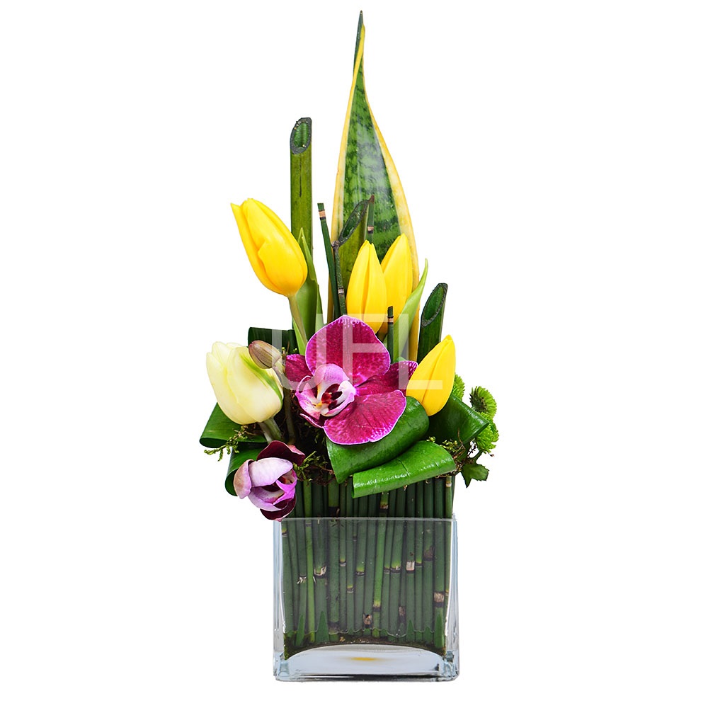  Bouquet Tropical basket
													