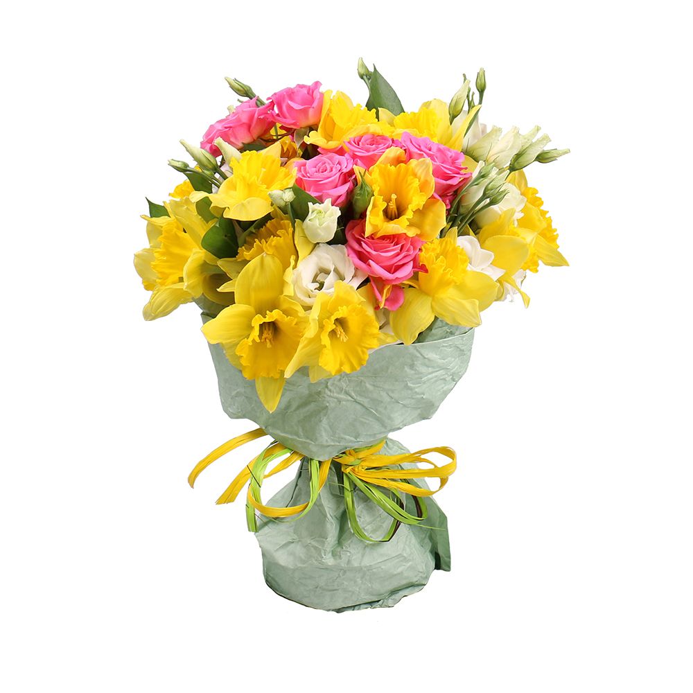 Букет цветов Одуванчик  Бэсингсток