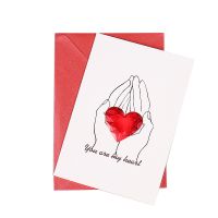 Card You are my heart Uman