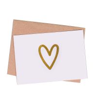 Greeting card  Gold Heart Karaganda