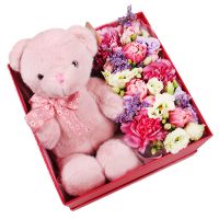 Plush gift wtih flowers Podgajcy