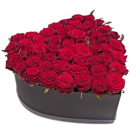 51 роза в коробке Нур-Султан (Астана)