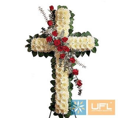 Ритуальная композиция  из живых цветов  № 26   Порт-Луи