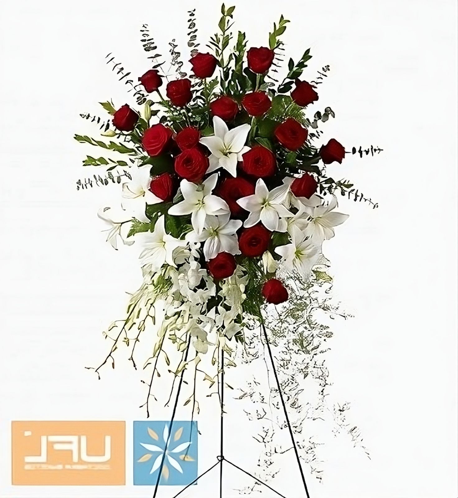 Funeral arrangment of fresh flowers №4 Funeral arrangment of fresh flowers №4
