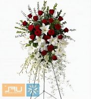 Funeral arrangment of fresh flowers №4 Uman