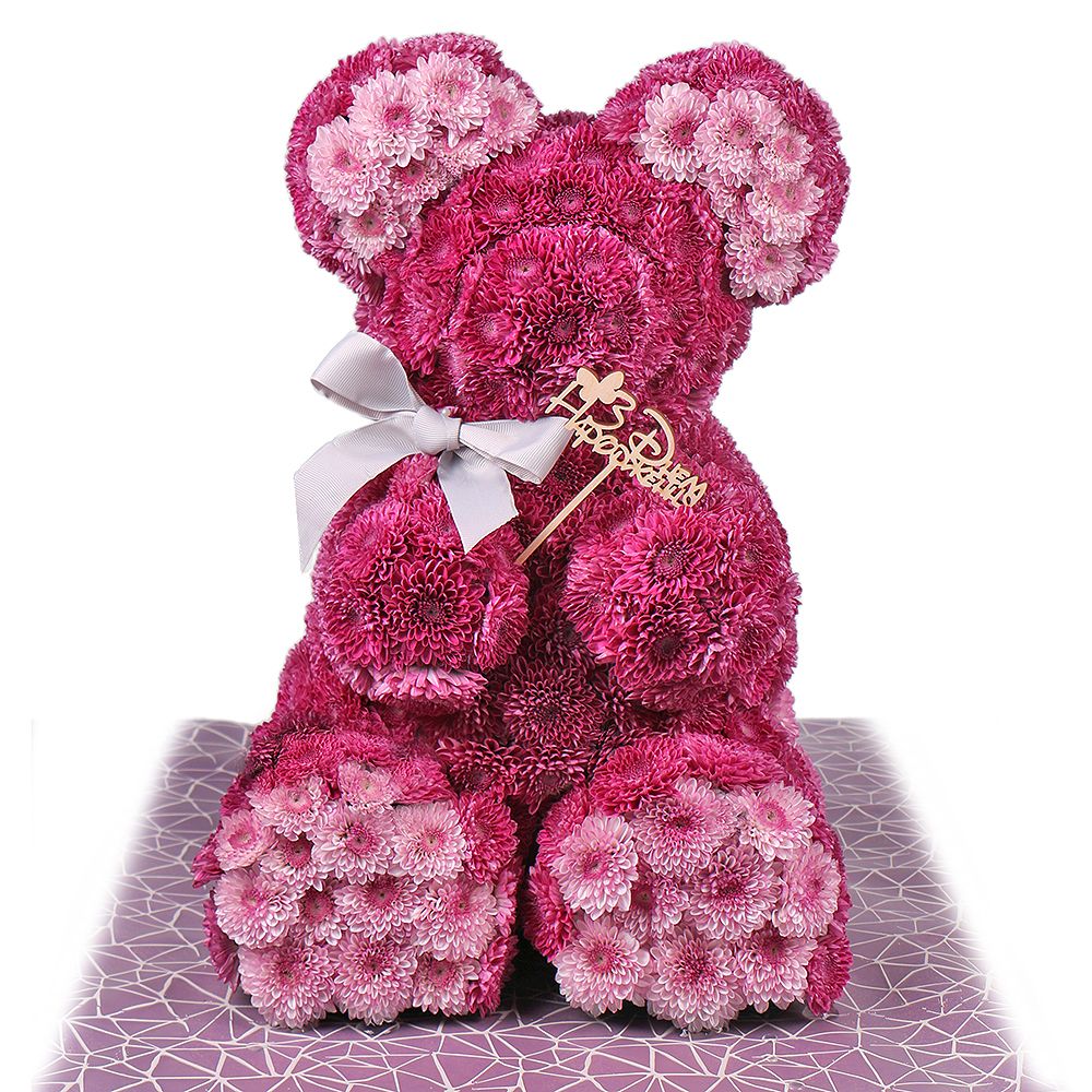 Pink teddy with a tie-bow Airlie Beach