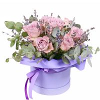 Roses and lavender Brusilov