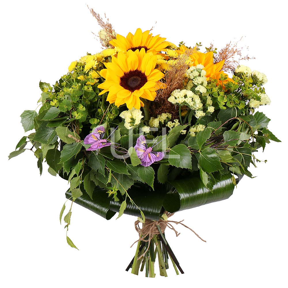  Bouquet With sunflowers
													