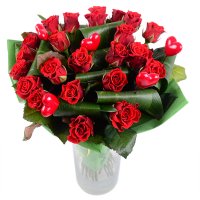 Букет цветов Сердце Тайбей
                            