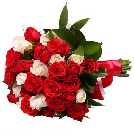 Букет троянд на весілля Новоазовськ