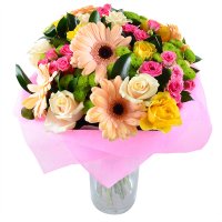 Букет цветов Цветной Бухарест
														