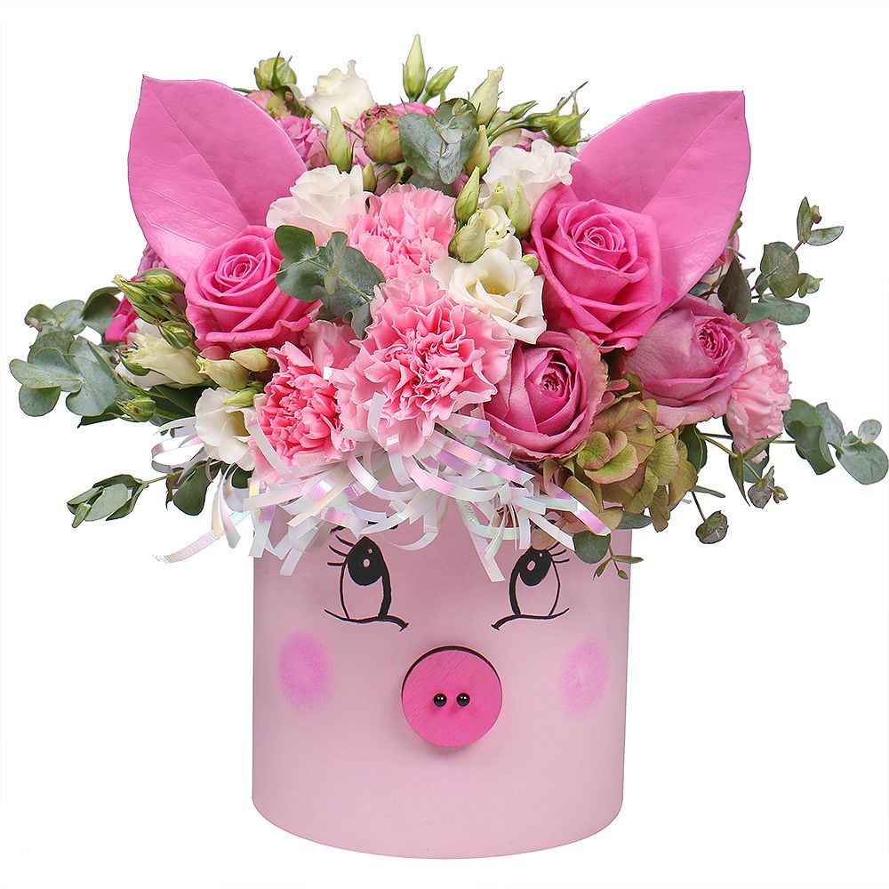 Flower little pig