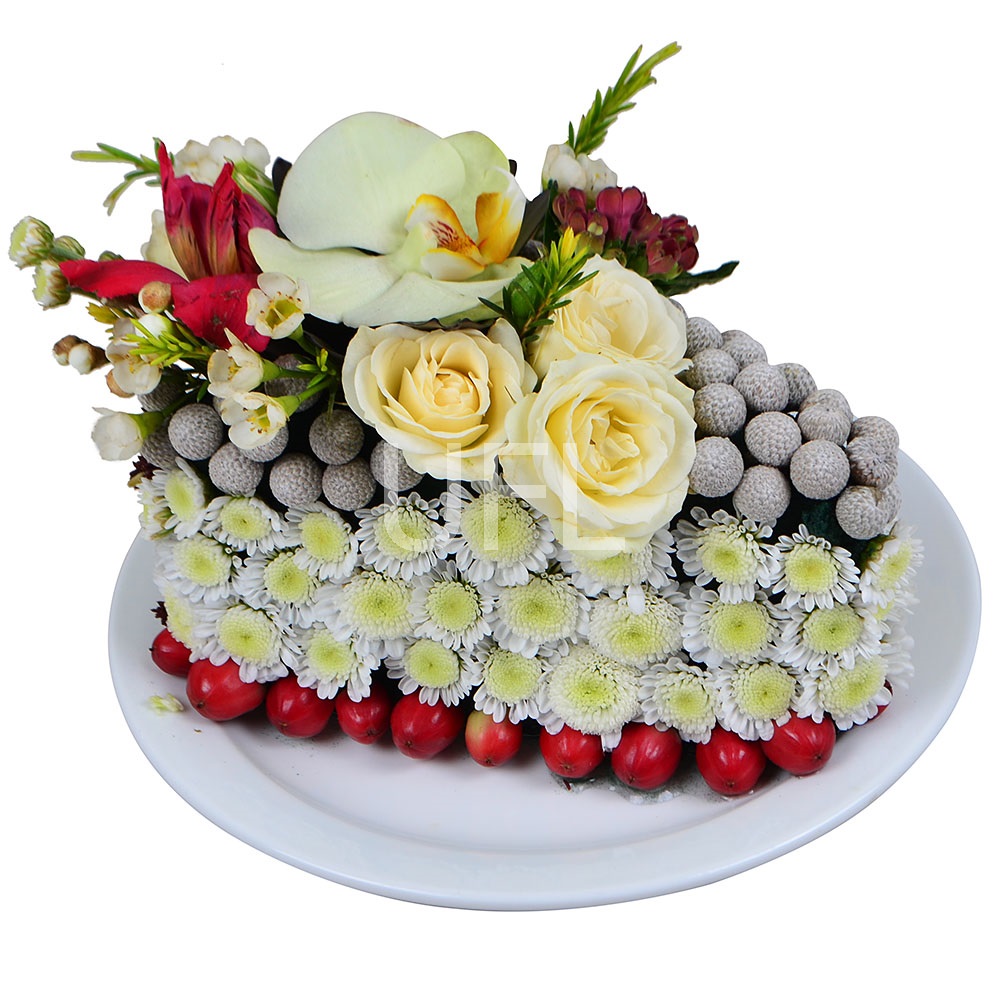  Bouquet Flower cake
                            