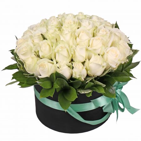 Белые розы Воздушный крем Хартфорд