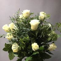 Траурний букет з живих квітів  № 14 - Луккау