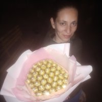 Букет з цукерок Золотий - Кредітон