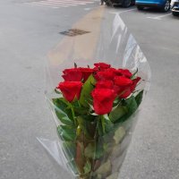 Поштучно червоні троянди 70 см - Алга