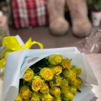 25 yellow roses - Kaisiadorys