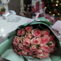 25 розовых роз - Красногвардейское