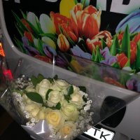 Букет цветов Прикосновение зимы - Новоселки