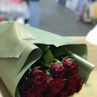 Букет квітів 15 троянд - Антонівка