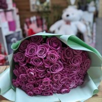 51 розовая роза - Аваса