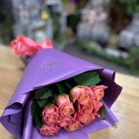 Букет цветов Гармония 9 роз - Бенарес