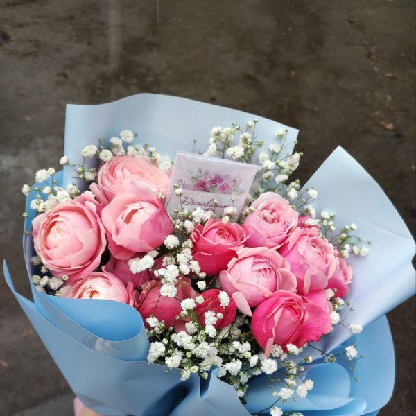 Букет квітів Рожеві сни - Миропіль