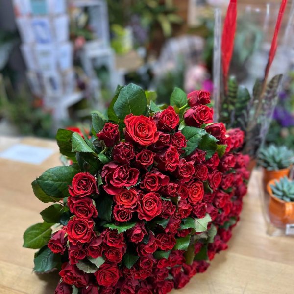101 красная роза Эль-Торо - Исерлия (Италия)
