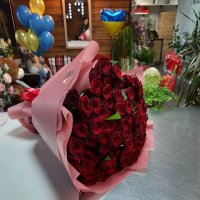 Promo! 101 red roses - Kirovsk (Ukraine)