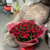 Букет квітів 101 троянда - Масалли