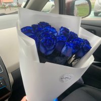 Поштучно синие розы - Згуровка