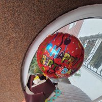 Happy Birthday Foil Balloons by the Piece (in assort.) - Ganja