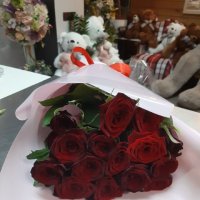 Букет квітів 15 троянд - Хесус Побре