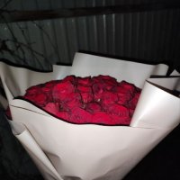 Букет 51 бордовая роза - Монтгомери Виладж
