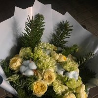 Букет квітів Українська бавовна - Уотерфорд