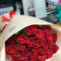 Букет 25 червоних троянд  - Іббенбюрен