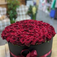 101 красная роза в коробке - Гетеборг