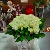 Белые розы Воздушный крем - Гавриловка