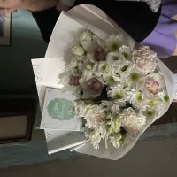 Букет белый цветов - Агуаскальентес